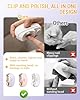 Electric Nail Clipper, 2026 New 2 in 1 Automatic Nail Trimmer with Polishing, 2-Speed Adjustable, Multifunctional Nail Trimmer for Seniors, Kids, Adults (White)