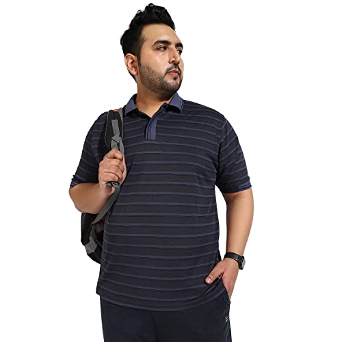 Image of CAHOOT Instafab Plus Men's Polo Neck Half Sleeve Regular Fit T-Shirt for Casual Wear | Modern Clothing T-Shirt Crafted with Comfort Fit and High-Performance for Everyday Wear
