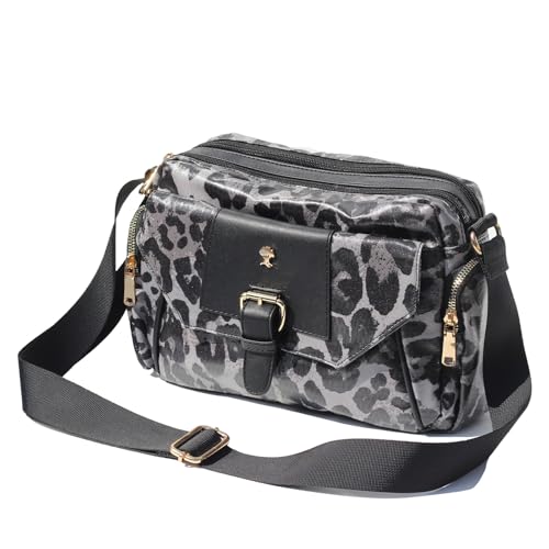 ESVAN Crossbody Bags for Women, Fashion Purses for Women Handbags Shoulder Bag with 2 Detachable Strap