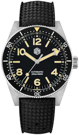 San Martin Herrenuhr 62mas SN0139, 39mm 20Bar Taucheruhr NH35 Automatisch Mechanisch Luxus Tauchen Wasserdich