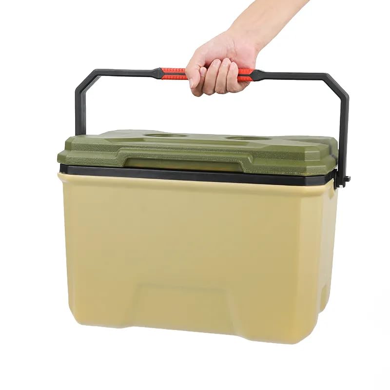 Frigorifero Portatile Inuitz Explorer Roller 36L, Con Ruote, 4 Kg, Mantiene Il Ghiaccio 72h, Per Campeggio E Spiaggia