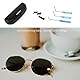 YEE PIN Brillenetui kompatibel mit Golf 7 7.5 / Tiguan 2/ Passat B8/ Passat Valiant Auto Sonnenblende Organizer Sonnenbrillenhalter Auto Brillenhalter Brillenorganizer Box