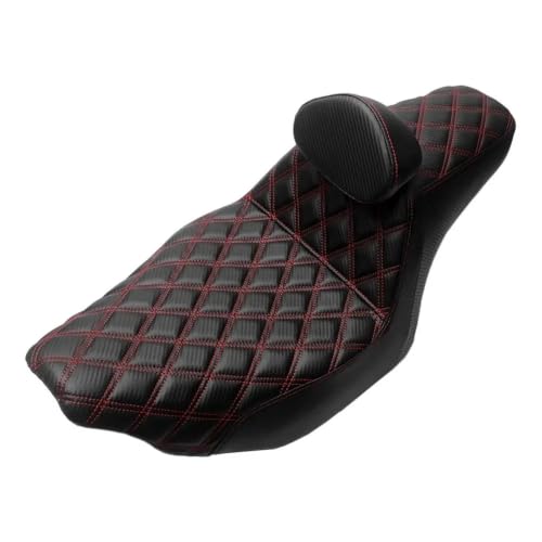 Asiento doble de motocicleta con respaldo para turismo Road Street Glide CVO FLHX 2023-2026
