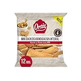 Ortiz Pan Crujiente horneado 50% Integral Corto 70gr