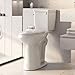 SUPERFLO Extra Tall Toilet 21 Inch Tall Toilets Elongated With 12â€ Rough In Toilet & Single Flush, Bathroom High Toilet For Seniors, Disabled & Tall Person (1.28 GPF)