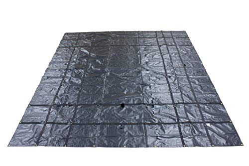 Mytee Products Airbag/Parachute Fabric Heavy Duty 14oz Steel Tarp 20x18 - Black