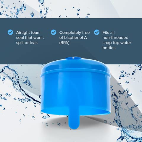 Water Bargain Premium 3 & 5 Gallon Water Bottle Caps, Spill Proof Water Bottle Lid, Lids For 5 Gallon Water Jugs, 3 Gallon Water Jug Cap, 5 Gallon Water Jug Cap Made In The Usa #TOP3
