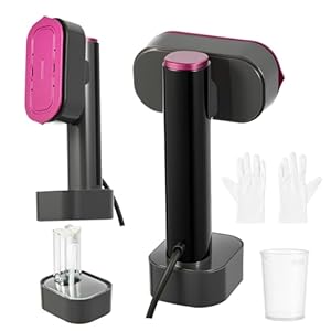 Youyijia Clothes Steamer Travel Steamer for Clothes 2-in-1 Portable Steamer Iron 15-Second Fast Heat-Up LED Touch Display Handheld Garment Steamer for Home Travel & Office Use