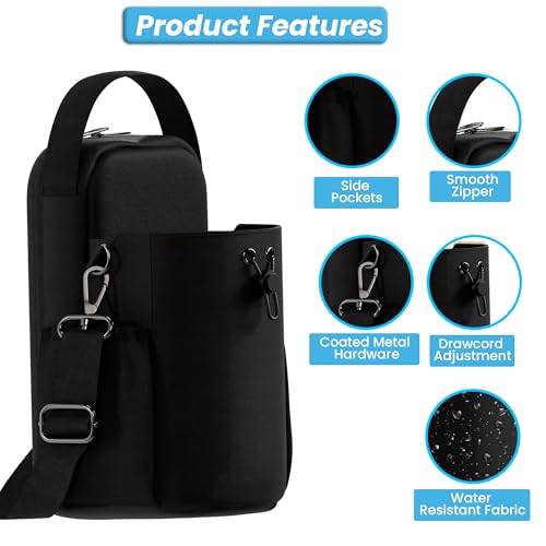 CORDOBA & CO., Magnetic Gym Bag Man Woman, Super Strong Magnetic Bottle Bag, 11LB Weight Capacity, Crossbody Gym Water Holder by CORDOBA & CO., - Image 5