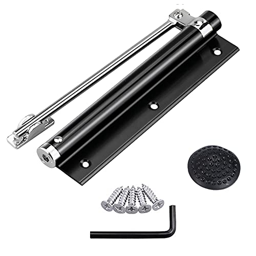 Automatic Door Closer,Safety Spring Door Closers,Adjustable Residential Door Closer,Screen Door Closer, For Residential/Commercial Use, Stainless Steel Surface Mounted Self-Closing #TOP3