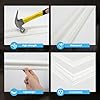 Art3d Premade Bilinear Frame Accent Molding Set, Pre-Cut Decorative Wainscoting Panel for Home Decor, Ready-to-Assemble Glue-On Wall Trim for Living Room Bedroom Corridor, 3 Whole Bilinear Frame