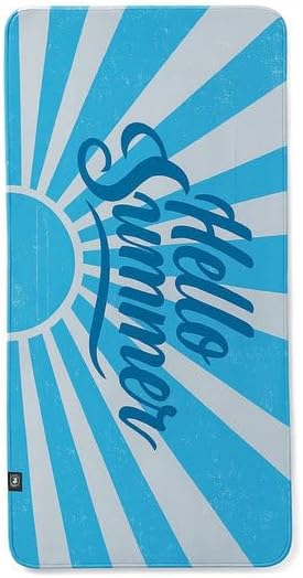 ROAM UPF Pool/Beach Towel, Sunscreen Towel, UV Protection, UPF 50+, Sand Free, Absorbent, & Quick Drying for Swimming, Beaches, Camping, & Travel (28.5" x 58.5", Pineapple Fever)