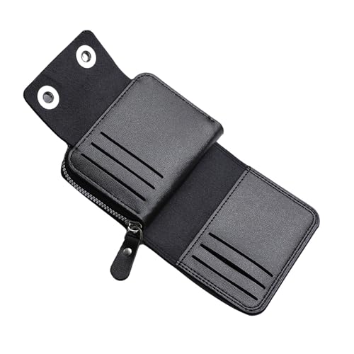 RFID Wallet for Women Accordion Card Holder 9 Card Slots Zipper Closure PU Leather Slim RFID Blocking Travel Organizer Secure Compact Wallet