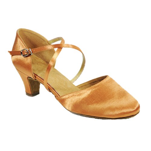 Dance Shoes for Latin Salsa Ballroom Dancers Tan