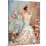CANVAS ON DEMAND Figurative II Canvas Wall Art Print by Steve Henderson, Contemporary, Figurative, Glam, Home Decor, Woman, Lady Artwork,12' x16in