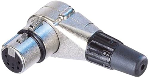 Neutrik Nickel Farbige versilbert NC5FRC Pole XLR Buchse rechts gewinkelt Kabel Stecker Polybag Neutrik Nickel Farbige versilbert NC5FRC Pole XLR Buchse rechts gewinkelt Kabel Stecker Polybag