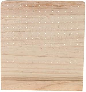 Wooden Jewellery Display Rack for Earrings Studs Holder Stand Organizer Shelf Wood Board