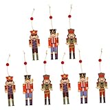 Pendentif de noël : une marionnette casse-noisette décorative peut ajouter une ambiance festive et chaleureuse aux célébrations des fêtes. pendentif suspendu casse-noisette