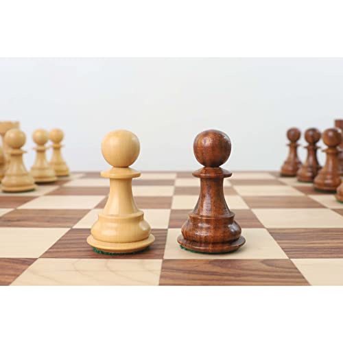 Royal Chess Mall Professional Staunton Chess Pieces Only Chess Set, Sheesham And Boxwood Wooden Chess Set, 4.1-In King, Tournament Chess Set, Weighted Chess Pieces (3.4 Lbs) #TOP6