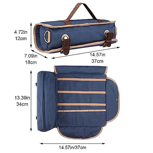 Bolsa de kit de camarero de diseño enrollable para transporte de accesorios de coctelería 7