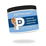 Pet Ultimates Probiotics for Cats – 20-Species Cat's Probiotic Powder to Treat Diarrhea, Vomiting, Digestive Support & Antibiotics Recovery – Cat Health Supplies (44 gr)