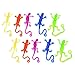 NUOBESTY Stretchy Sticky Lizards Toys Elastic Lizard Toys Stretchy Sticky Animal Toys for Party Favors, Birthday Gifts, Classroom Prizes, Goodie Bag, 12Pcs