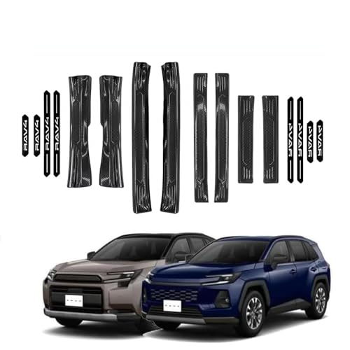 FOR �V�^ RAV4 XA60 6��� 60�n�i2025�N12��~���s�j�X�e�����X�X�`�[�����̎Ԃ̃h�A�~���X�g���b�v �����ƊO���̃E�F���J���y�_�� ���ɋ��� ���Ղɋ����ی�X�g���b�v 4�h�A�����A�N�Z�T���̊��S�ȃZ�b�gRAV4 XA60 �A�N�Z�T���[ (