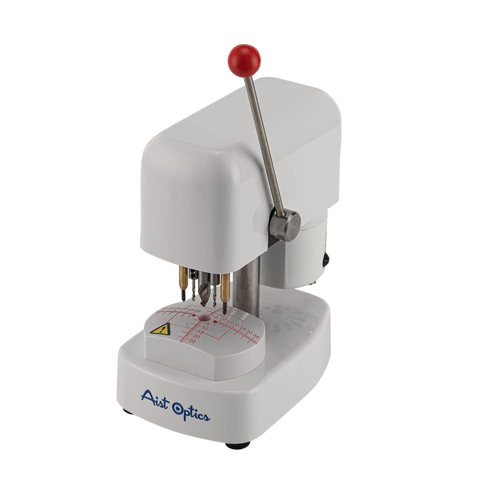 Eyeglass Drilling Machine Pattern Drilling Machine, Driller with Plastic Body Optician Instrument