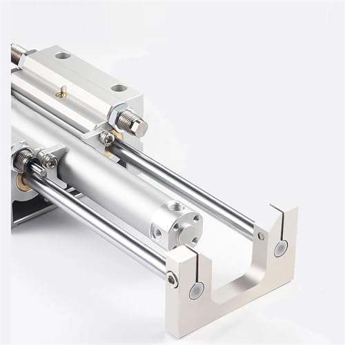 Vérin pneumatique de guidage 25mm pour l'alignement précis de machines - 4