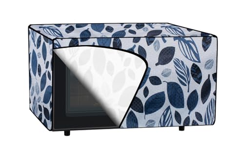 Image of The Furnishing Tree microwave oven cover compatible for IFB 23 Liters Convection 23BC4, Waterproof, Dustproof, Wipeable, Cover Size In CM: (50.8x43.2x35.6), Ditzy Pattern Grey
