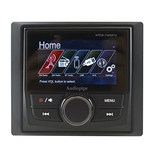 Audiopipe APSW-7500BTU Radio Multimedia Marina 3" TFT LCD miniatura 2