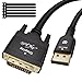 Mygatti DisplayPort auf DVI Kabel 3m, 4K@30Hz Unidirektional monitorkabel,DP Stecker zu DVI Stecker adapterkabel, für Computer, Laptop, Projektor, Monitor, PC, Desktop, HDTV, Mit 5 Kabelbinder