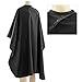 Produktbild Friseurumhang Wasserdichte, Haar Cape Unisex Professionelle Friseure Kleid, Einstellbare Schnalle Friseur Umhänge | 140x160cm | Friseure Kleid für Erwachsene und Friseurläden - Schwarz