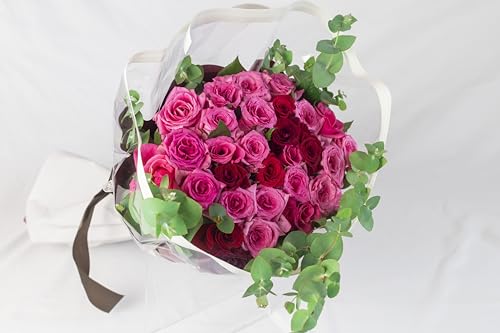 [定期便]薔薇のアレンジメント プレミアム 6ヶ月 6回