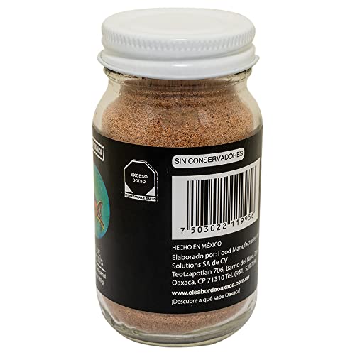 El Sabor de Oaxaca, Sal de Chapulin PREMIUM (Grasshopper Salt), Mexican Gourmet Artisan Product, (2.8 oz) - Image 3