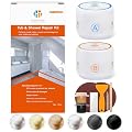 Tub Porcelain Tile Shower Repair Kit (Color Match), 3.7oz Fiberglass Repair Kit, Porcelain Repair Kit White, Bathtub Porcelain Tile Sink Acrylic tub Repair Kit,Tub Chip Crack Fix Almond Biscuit Beige