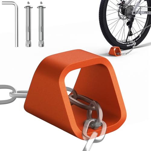 KHAMAL Heavy Duty Security Ground Anchor (Orange)