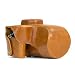 Produktbild MegaGear Leder Kamera, Tasche für Olympus OM-D E-M1 mit Objektiv Digital Kamera (Hellbraun)