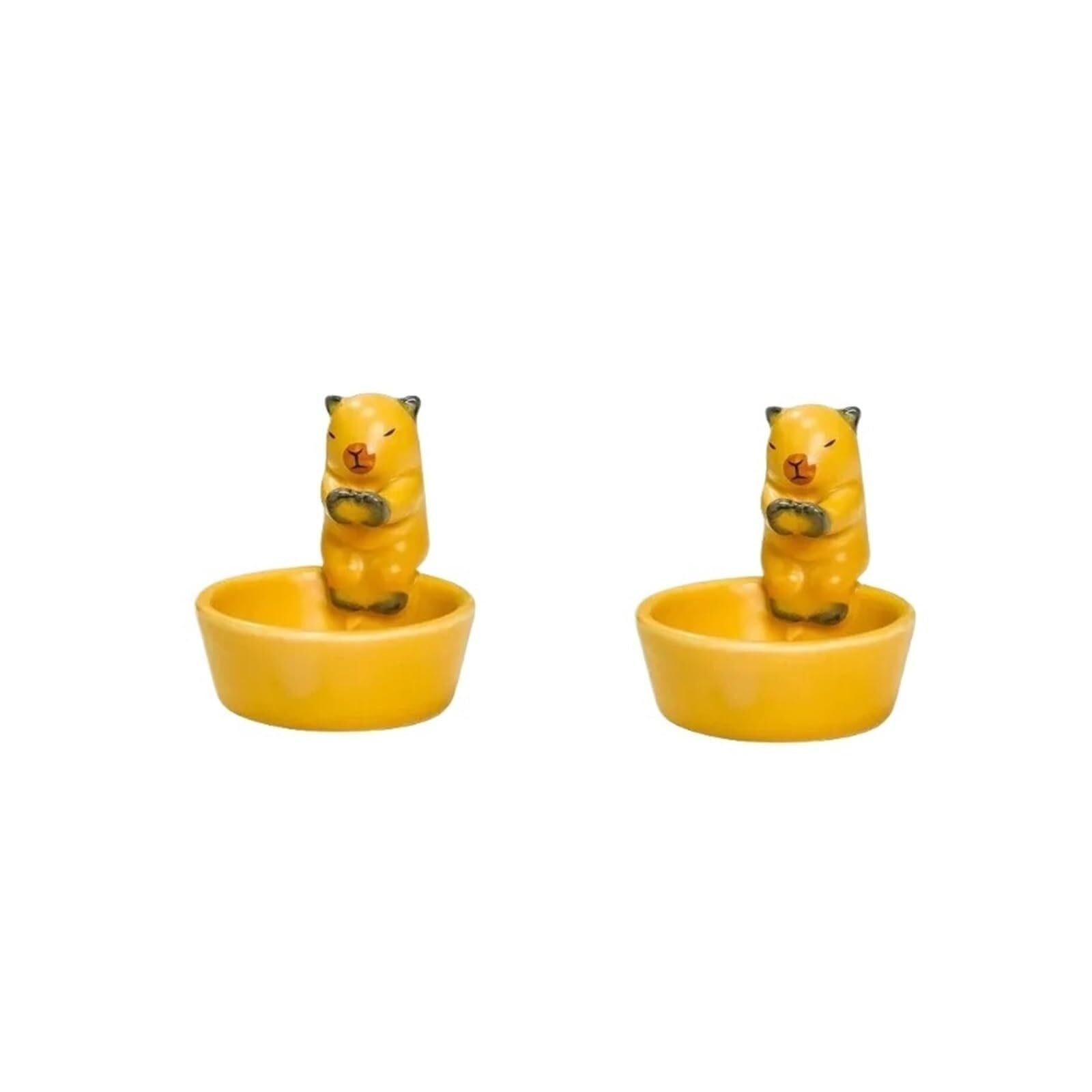 Candle Holders Cute Candle Holder Shaped Candlestick Creative Aromatherapy Office Home Decor Birthday(2pcs Style2)