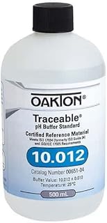 Cole-Parmer NIST-Traceable pH Buffer Standard Solution, pH 10; 500 mL