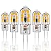 Produktbild VFDC G4 LED Lampen, G4 LED 12V Birnen, Warmweiß 2700K, 2W LED G4 Glühbirne, Ersatz für 20W Halogenlampen, 200LM, Kein Flackern Nicht Dimmbar, 5er Pack
