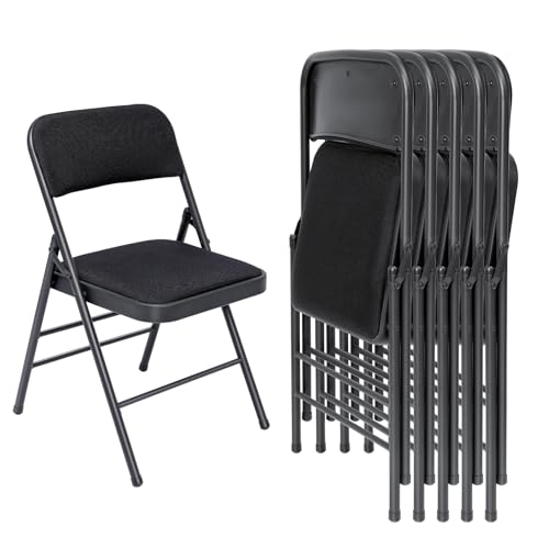 LING RONG 6-Pack Padded Folding Chairs