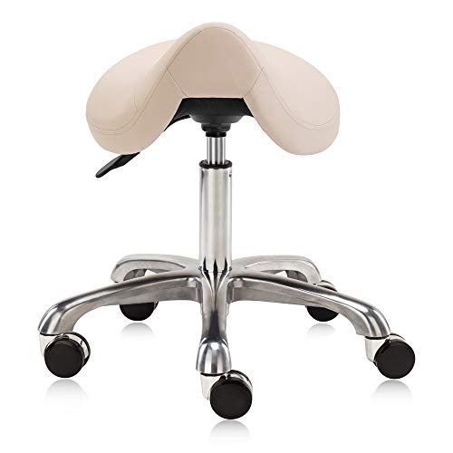 Dr.lomilomi Pneumatic Swivel Rolling Stool 506 For Hygienic Clinic Spa Massage Home And Office #TOP1