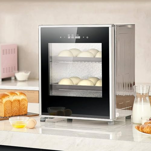 Caja De Fermentación De Masa De Pan, Máquina De Fermentación De Masa, Caja De Fermentación Eléctrica 40L Con Control Dual De Precisión, Calentador Ma-sa Madre Para Pan, Pizza, Yogur, Tostadas, Natto
