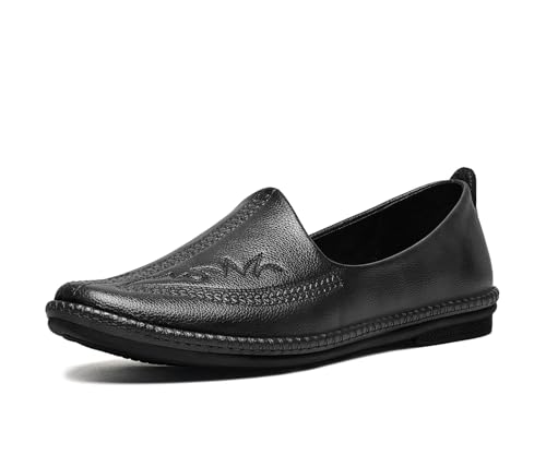Image of LOUIS STITCH Men's Ethnic Slip On Embroided Mojaris | Stylish Nagra Juti for Men | Lightweight and Comfortable Stylish Embroided Jutis and Mojaris for Kurta Pajama | LSAXNGED