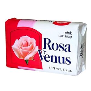 Jabon Rosa Venus Clasico 150 g 5 29 oz Soap Bar Classic Bathing Natural Mexican smooth soothing gentle