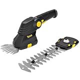 TECCPO Forbici a Batteria, 7.2V Cesoie Elettriche, USB Carica Veloce 80min, Maniglia Rotan...