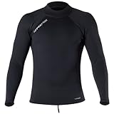Hyperflex Wetsuits Men's Voodoo 1.5mm Pullover Jacket, Black, Large - Surfing, Windsurfing & Wakeboarding