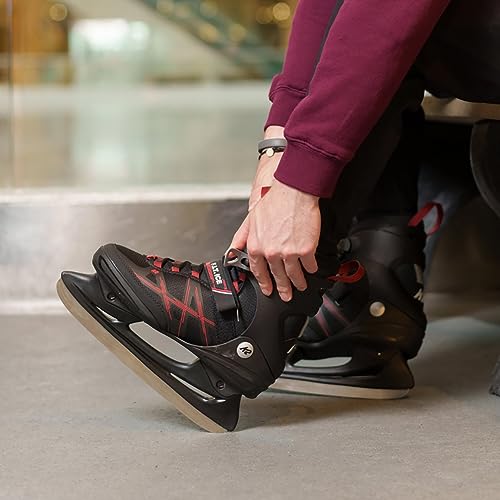 K2 Skates Herren Schlittschuhe F.I.T. ICE, black - red, 25G0410.1.1.070 – Ansicht 4