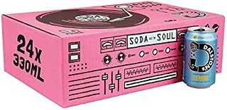 Dalston's Sparkling Rhubarb Soda (24 x 330ml) - Real Squeezed Rhubarb & Sparkling Water - 40 Kcal - No Added Sugar - No Artificial Sweeteners - Healthy Alternative - Low Calorie - Vegan